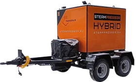 Парогенератор STEAMPRESSOR HYBRID SH-1 на шасси